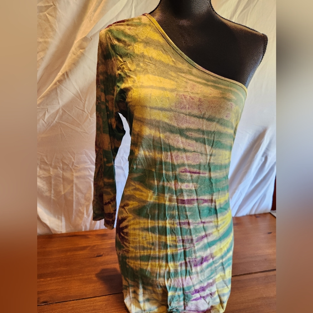 One Shoulder Tunic/ Mini dress